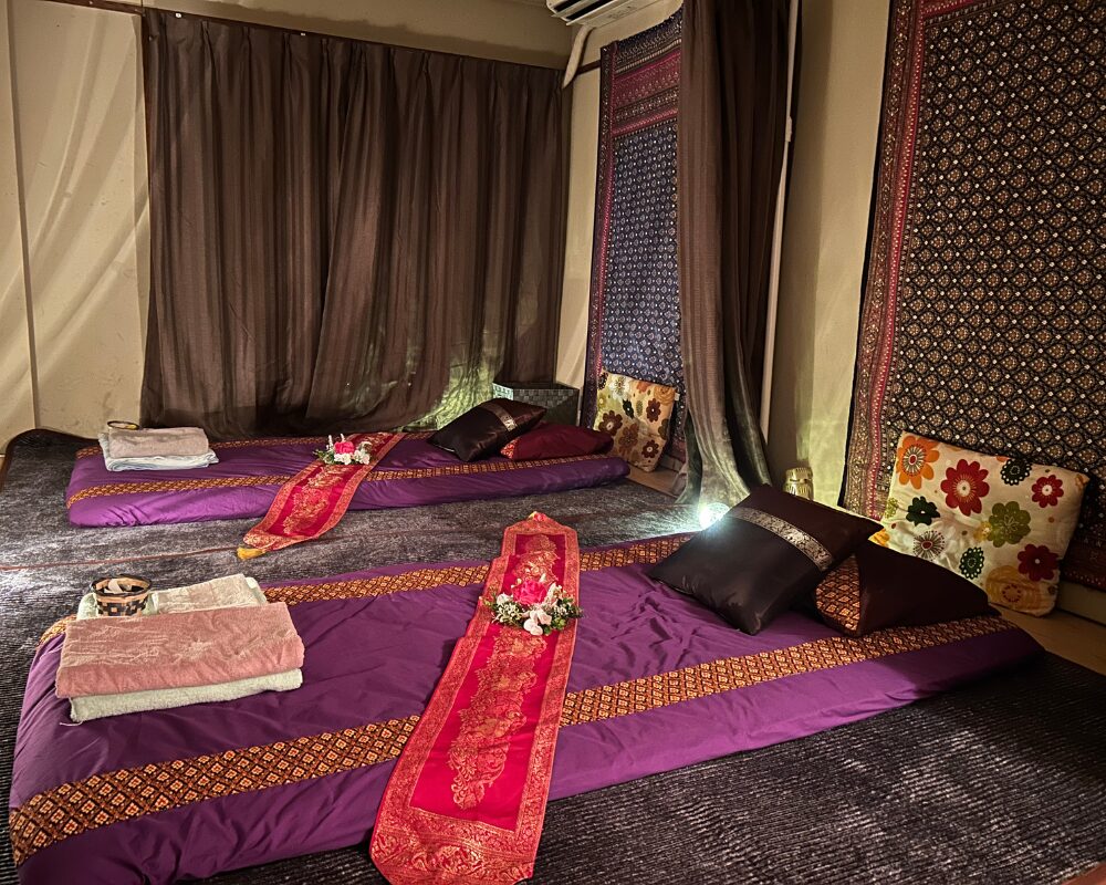 茨城県水戸市白梅のタイ古式マッサージ・リラックの施術室