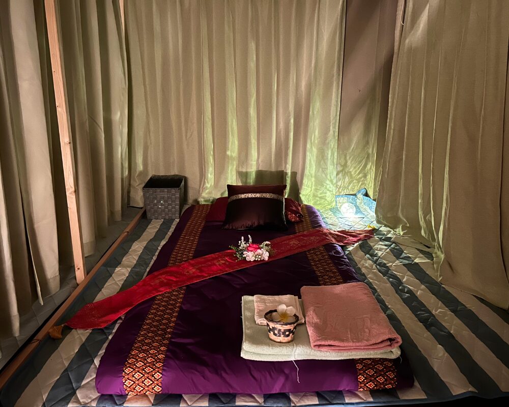 茨城県水戸市白梅のタイ古式マッサージ・リラックの施術室